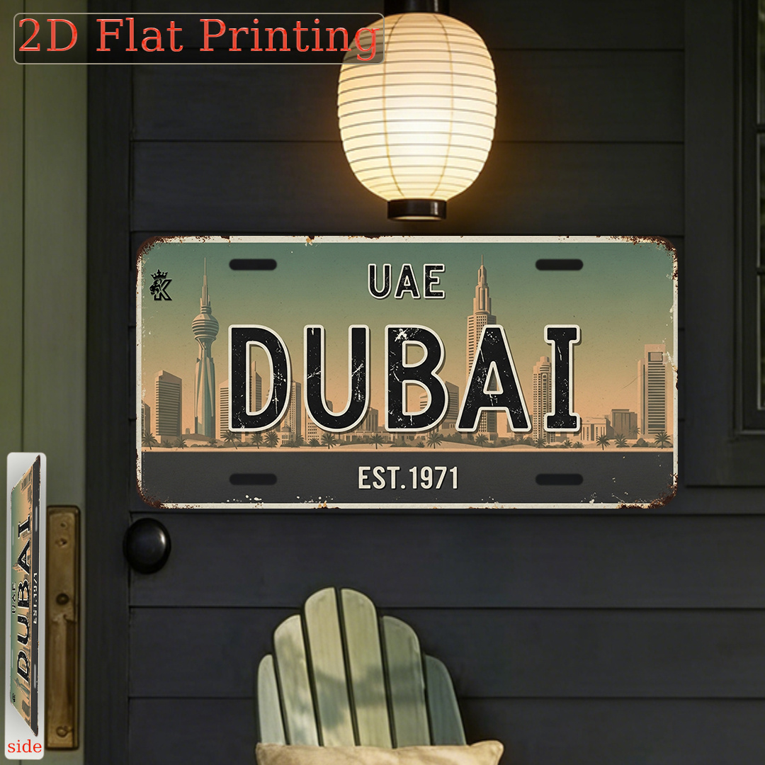 Home Office Dubai - Placa de Matrícula de Dubái, Emiratos