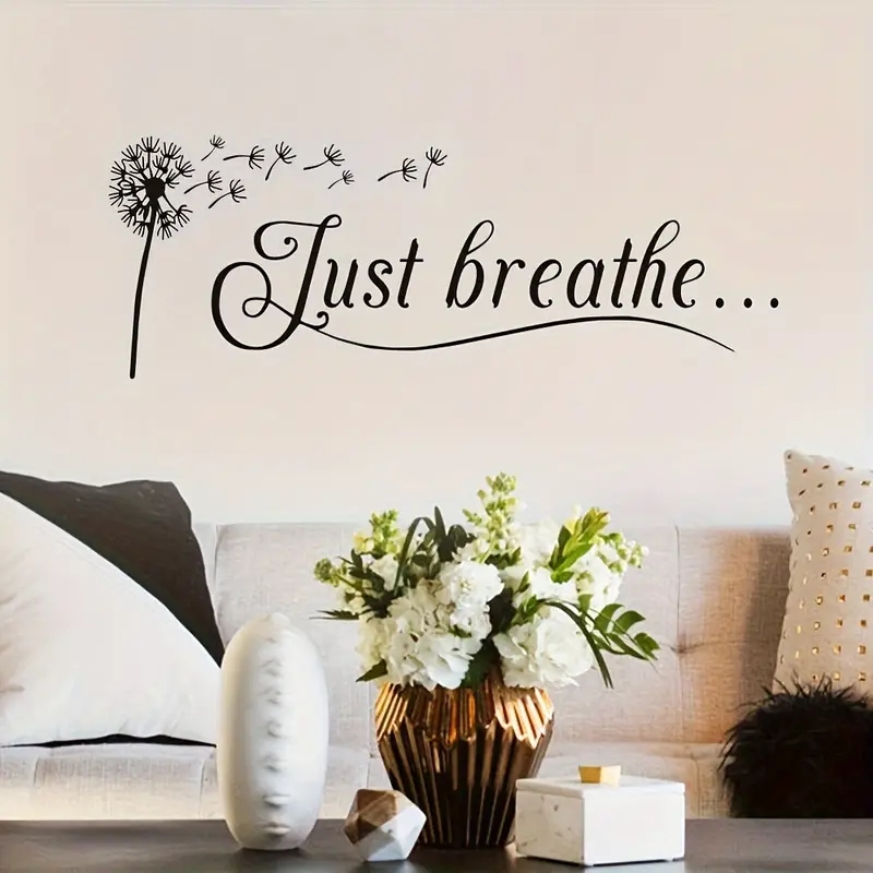 Home Office Backdrop - Calcomanía de pared de PVC con