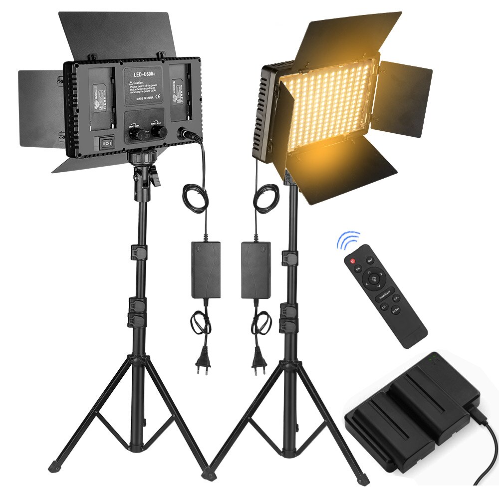 Zoom Lighting Kit - Nagnahz-Lámpara de estudio fotográfico U800 +