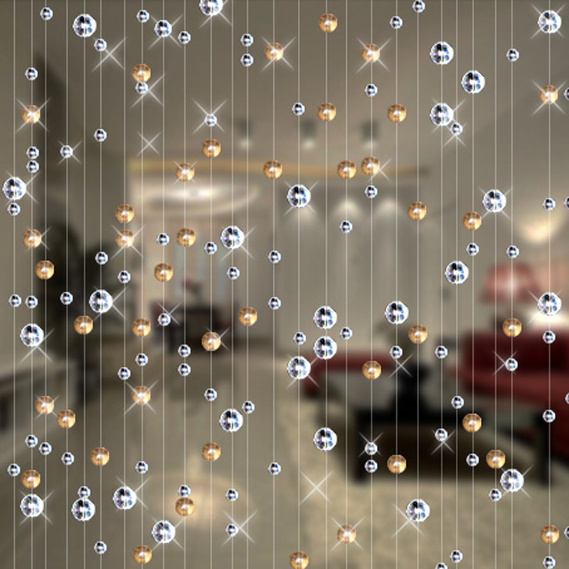 Home Office Backdrop - Cortina de cuentas de cristal de