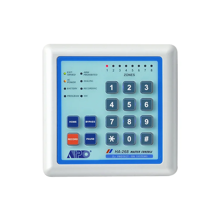 Home Office Phone Number - Panel de Control de Alarma de