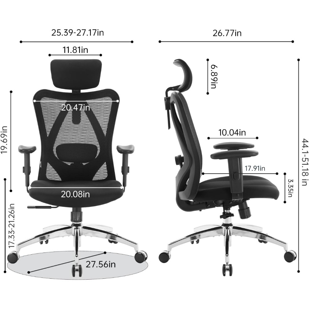Silla de Escritorio Ergonómica - Home Office Desks reseña y precio