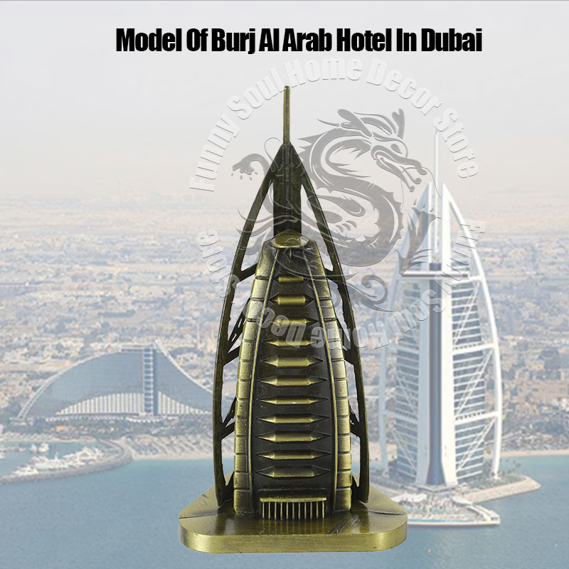 Metal Burj Al árabe Dubai lujo - Home Office Dubai reseña y precio