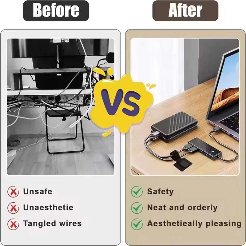 4/20 Piezas de Bridas Reutiliz - Home Office Desks reseña y precio
