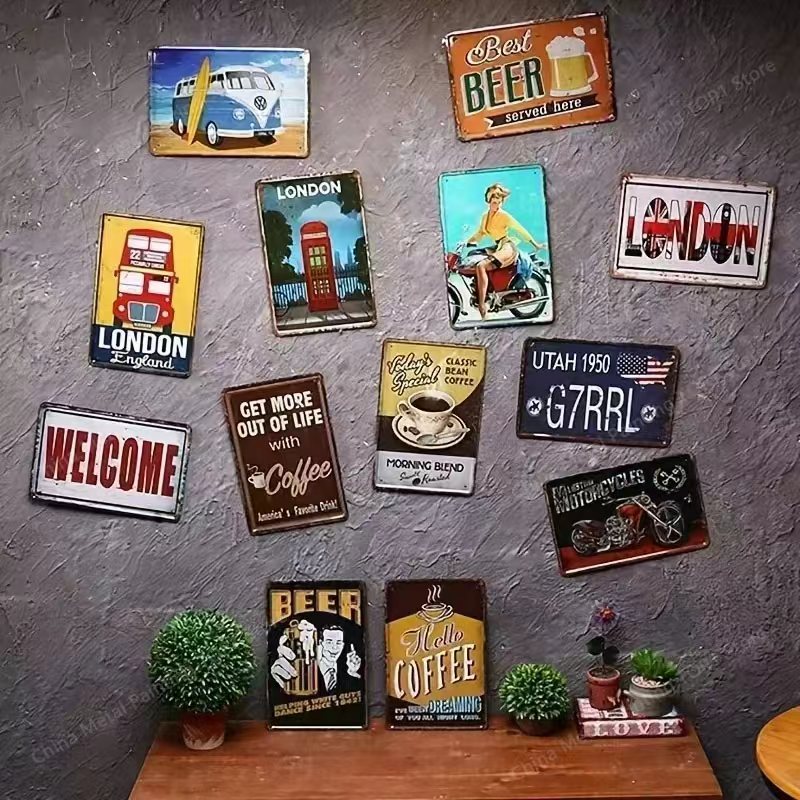Póster Vintage de viaje redond - Home Office Dubai reseña y precio