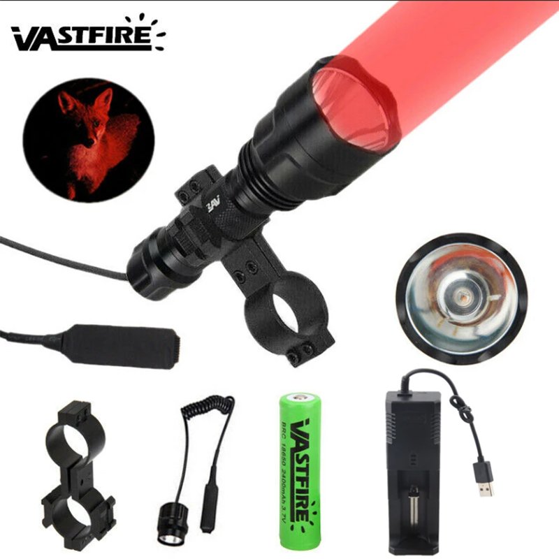 Linterna LED táctica de caza,  - Zoom Lighting Kit reseña y precio