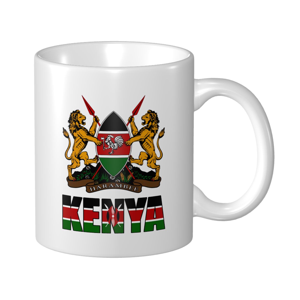 Mark Cup Mug Kenya Letra Bande - Home Office Kenya reseña y precio
