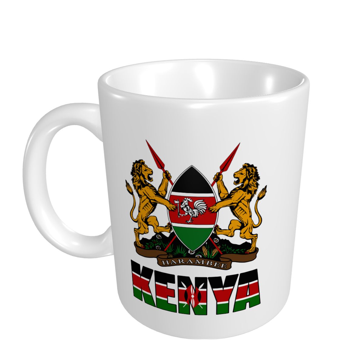 Mark Cup Mug Kenya Letra Bande - Home Office Kenya reseña y precio