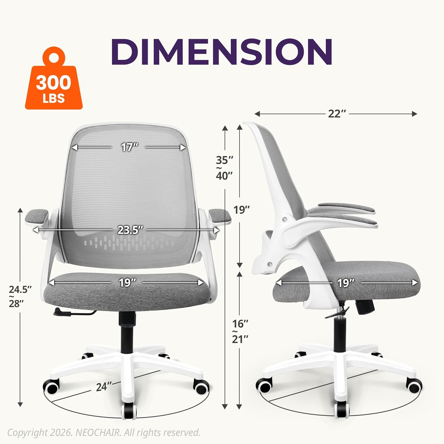 Silla de Oficina Ergonómica de - Home Office Desks reseña y precio
