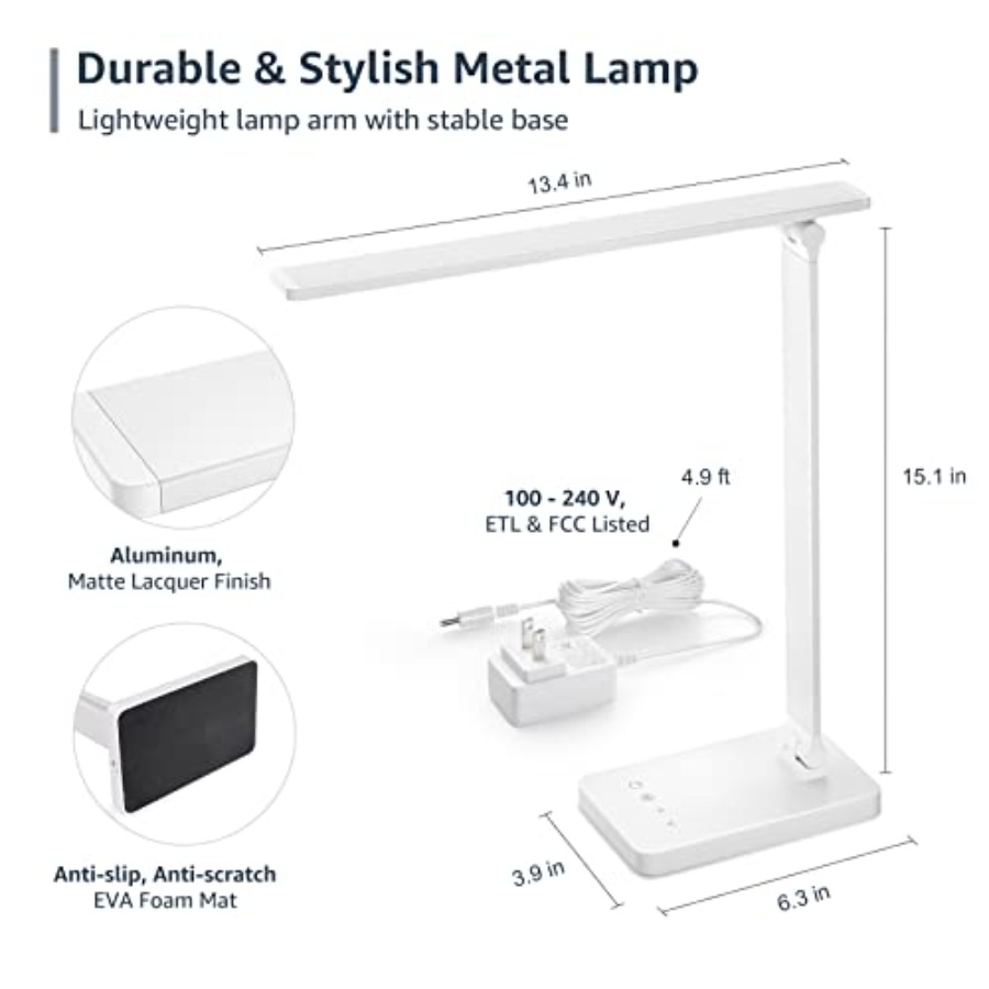 Lámpara de Escritorio LED, Lám - Home Office Desks reseña y precio