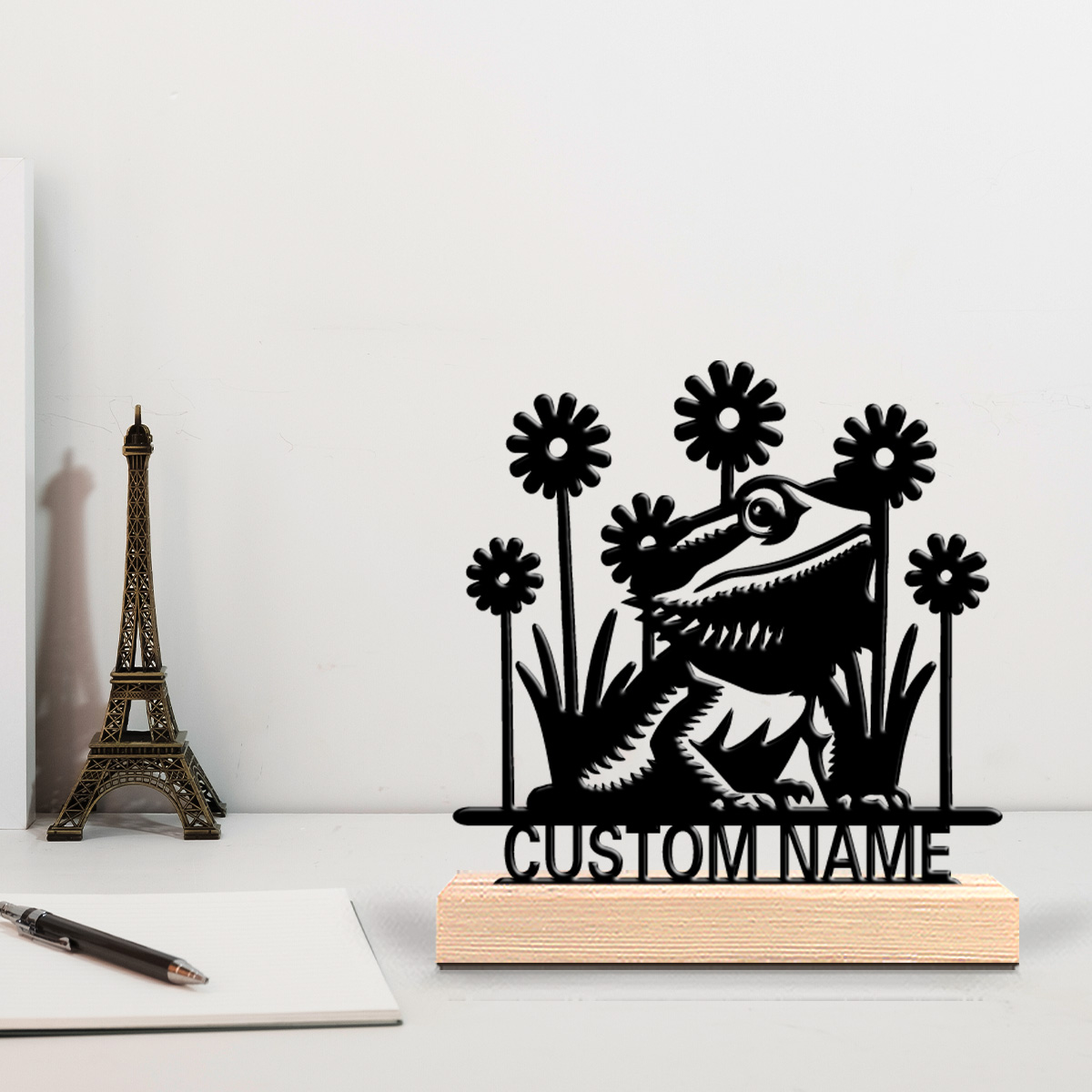 1 pieza Estatuilla de metal de - Home Office Desks reseña y precio