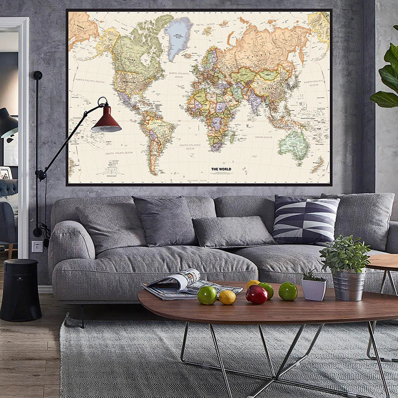 Fondo de fotografía de mapa de - Home Office Backdrop reseña y precio