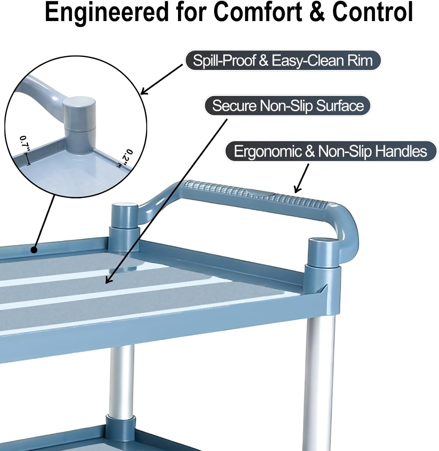 Carrito de Servicio Rodante de - Home Office Kitchen reseña y precio