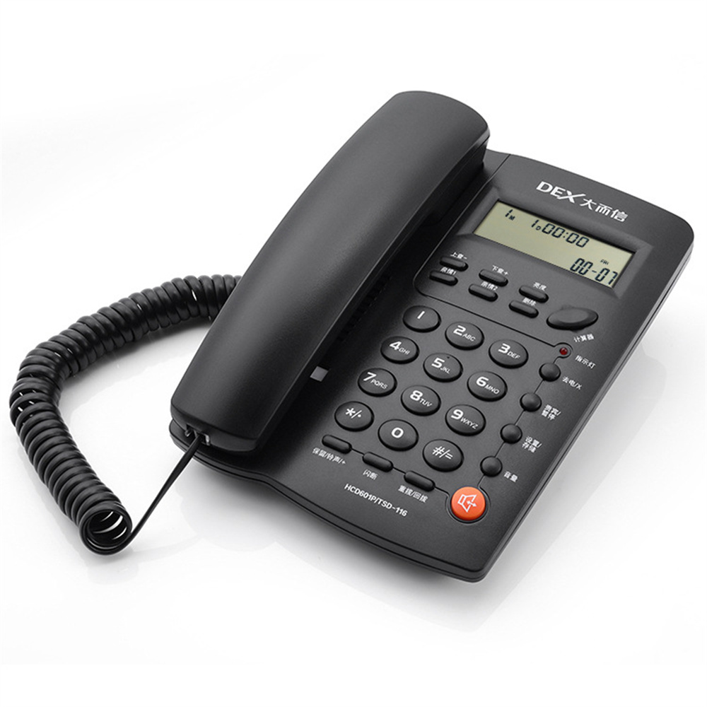 Teléfono fijo con pantalla LCD - Home Office Phone Number reseña y precio