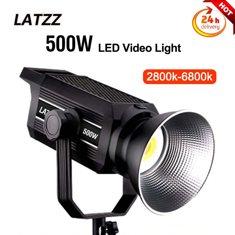 LATZZ 500W luz LED para vídeo  - Zoom Lighting Kit reseña y precio