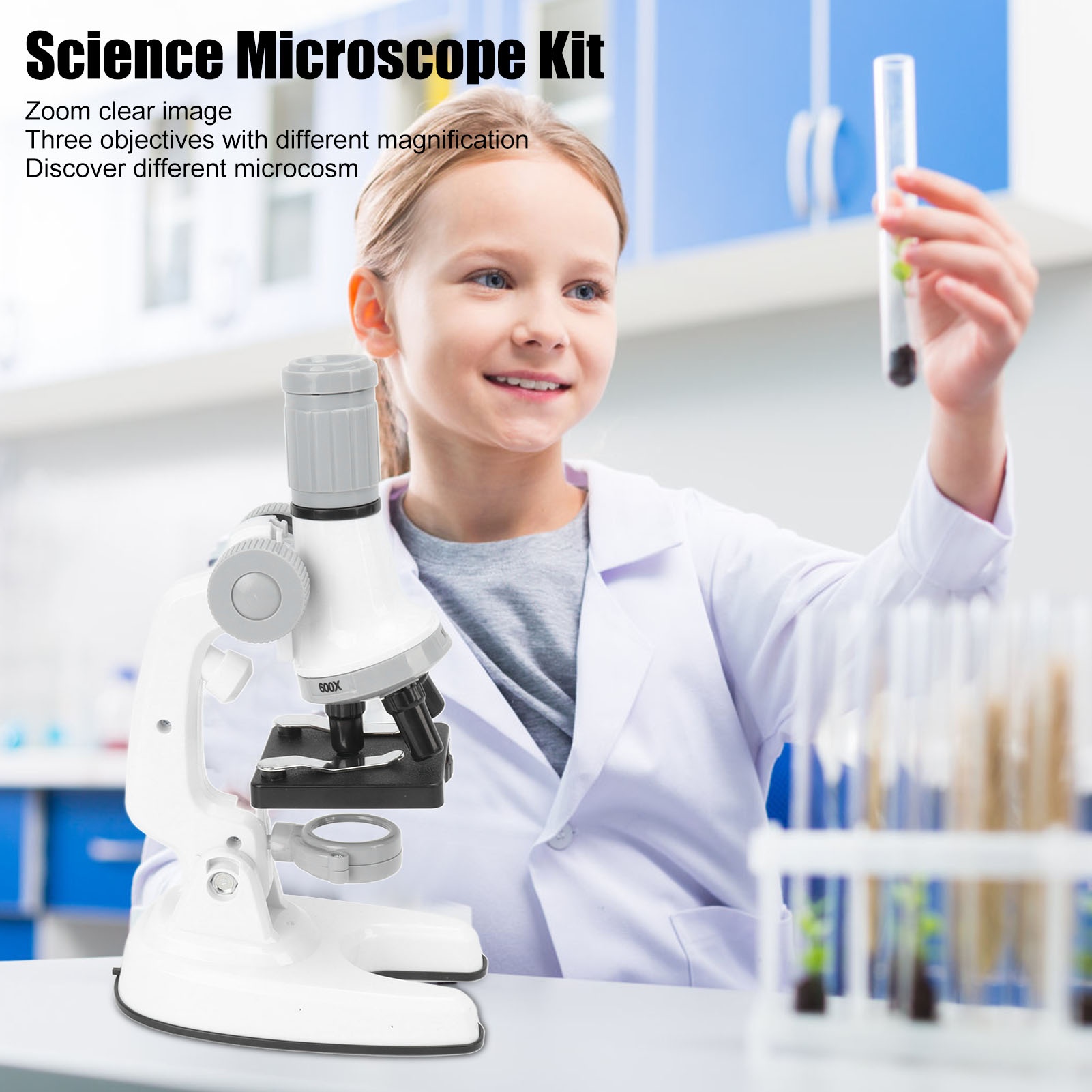 Microscopio para Niños con Zoo - Zoom Lighting Kit reseña y precio