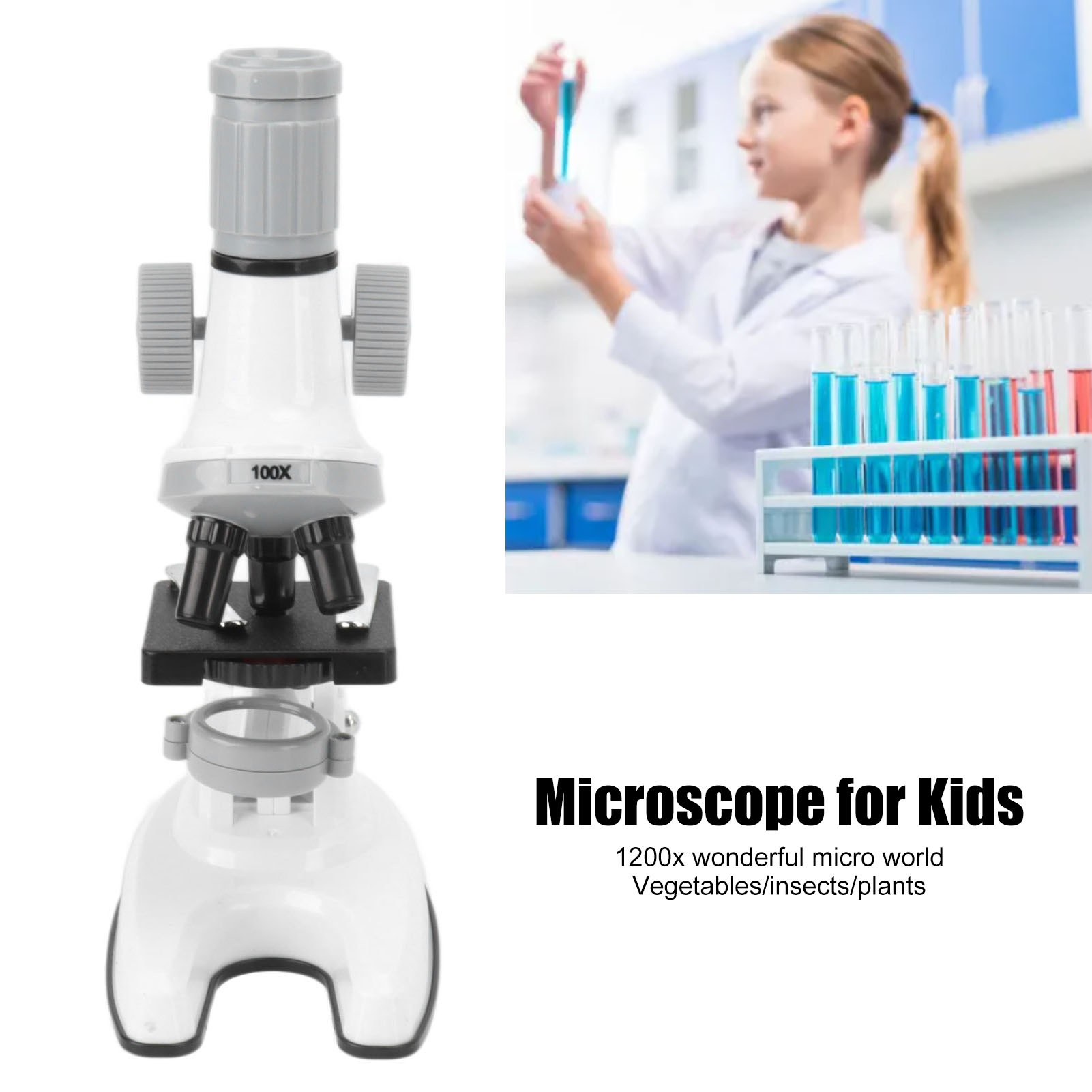 Microscopio para Niños con Zoo - Zoom Lighting Kit reseña y precio