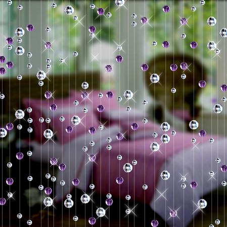 Cortina de cuentas de cristal  - Home Office Backdrop reseña y precio