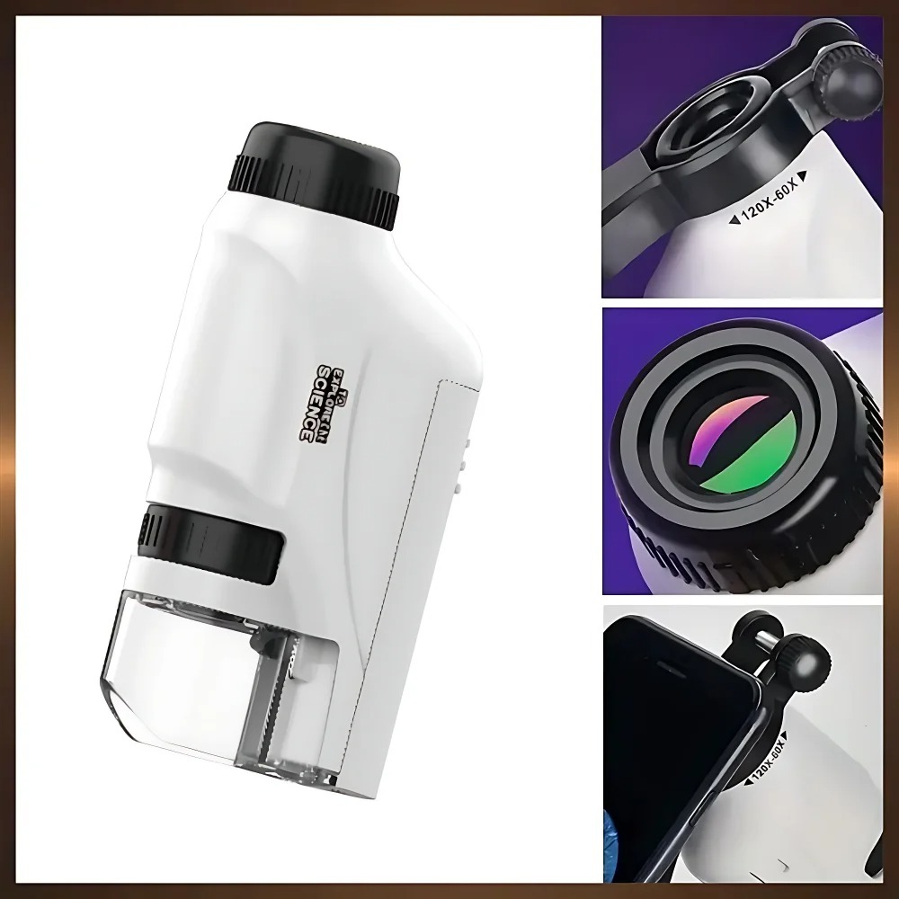 Mini Microscopio de Bolsillo P - Zoom Lighting Kit reseña y precio