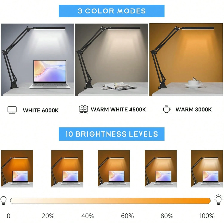 Lámpara de escritorio LED para - Home Office Desks reseña y precio