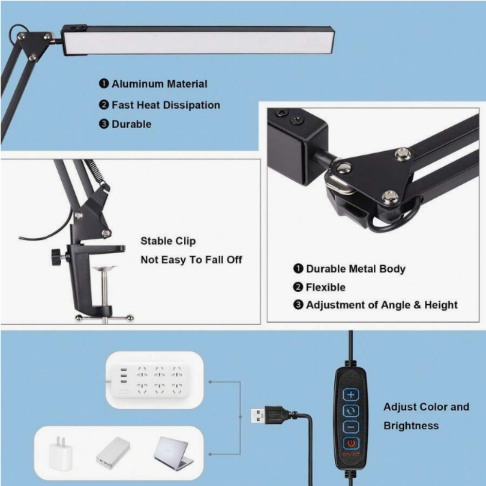 Lámpara de escritorio LED para - Home Office Desks reseña y precio