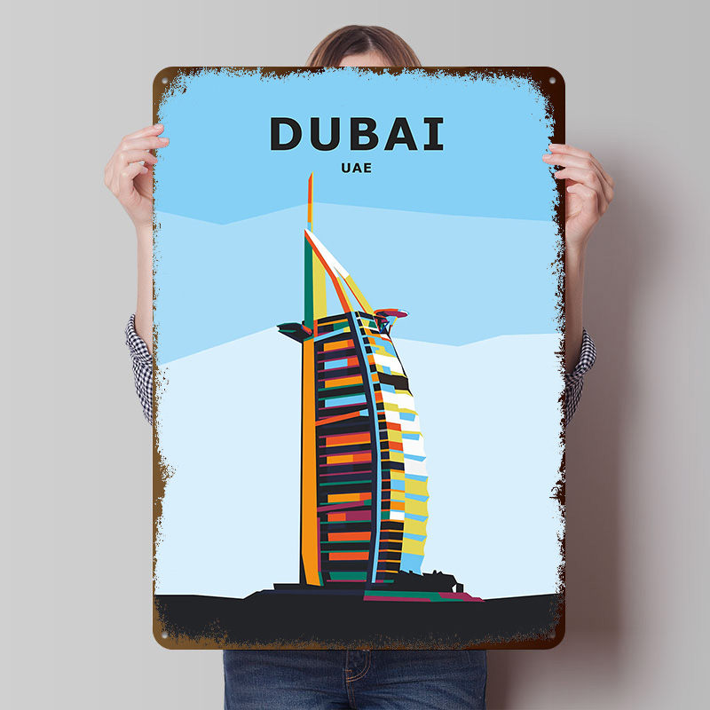 Póster de Viaje a Dubái, Arte  - Home Office Dubai reseña y precio